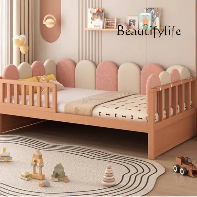 سرير أطفال VV X بسيط للتخزين، إطار خشبي فريد من نوعه، سرير أطفال للتخييم، أثاث ياباني حديث مضاء من Cabane Enfant