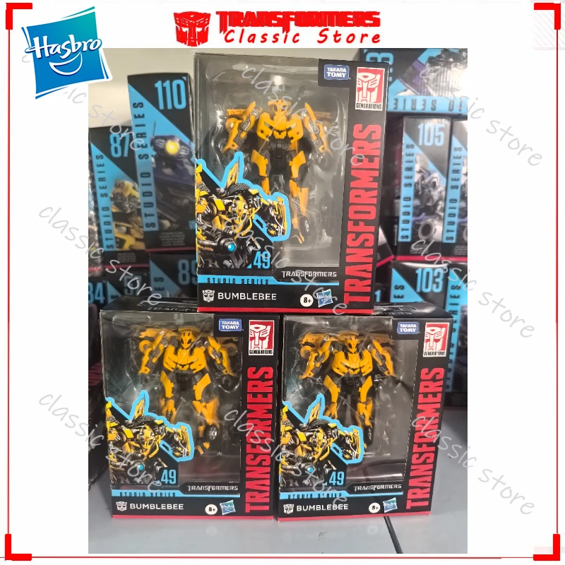 

In Stock Classic Hasbro Transformers Toys Studio Series SS-49 Bumblebee Cybertron Autobots Action Figures Collectible Gifts