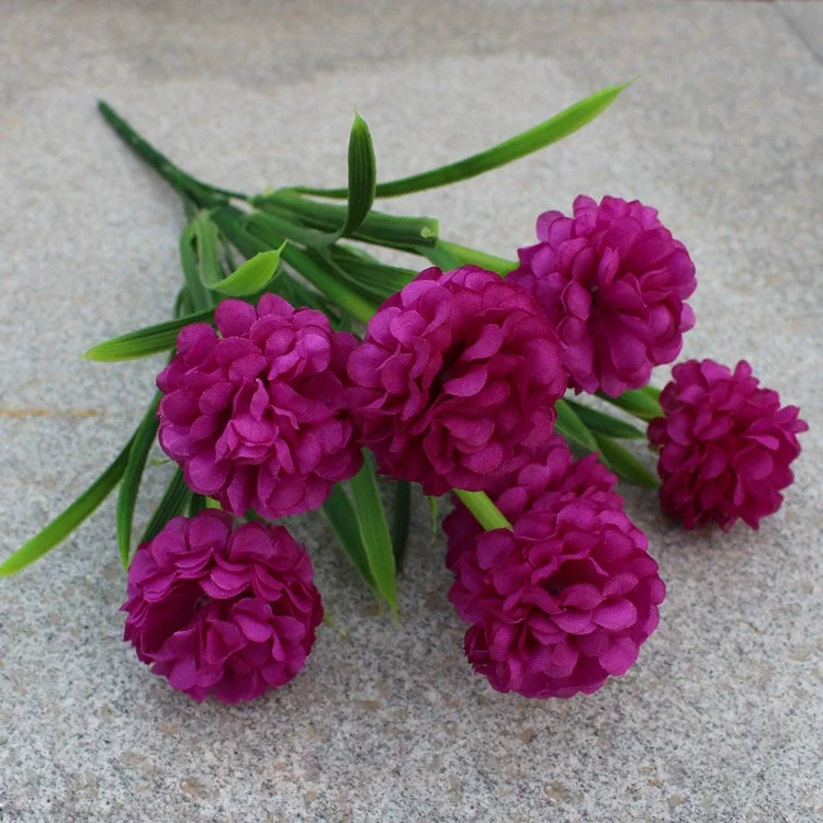 1 stücke 7-köpfe Künstliche Blume Simulation Hortensien Blume Zwiebel Ball Geformt Hochzeit Im Freien Hause Dekoration Fotografie Requisiten – Detail 11