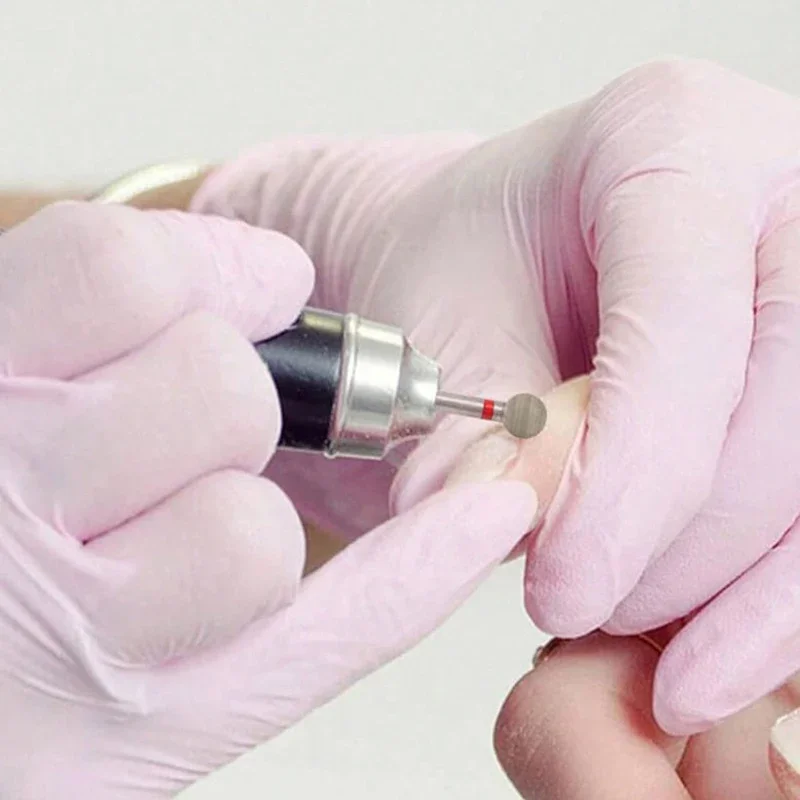 2 قطعة/المجموعة صغيرة مستديرة رئيس مسمار لقمة ثقب مقشر بشرة كهربائية التفاصيل الروتاري التنغستن الصلب تلميع باديكير أداة نظيفة #4