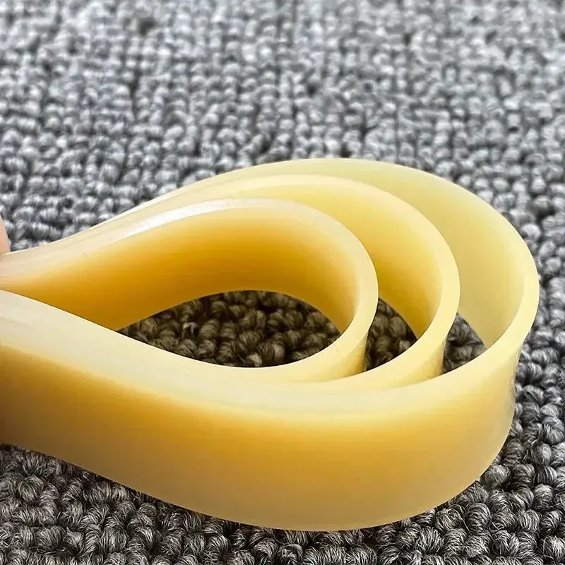 1.5mm Thick Slingshot Rubber Band High Elastic Wear Resistant Natural Latex Replacement Elastic Band for Outdoor Practice