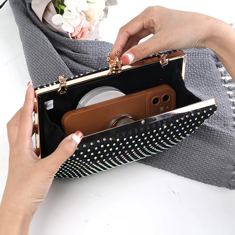 Ele Ladies Faion Borsa a tracolla con catena oulder per la sera Par Versatile Sli Poliestere Hard ell