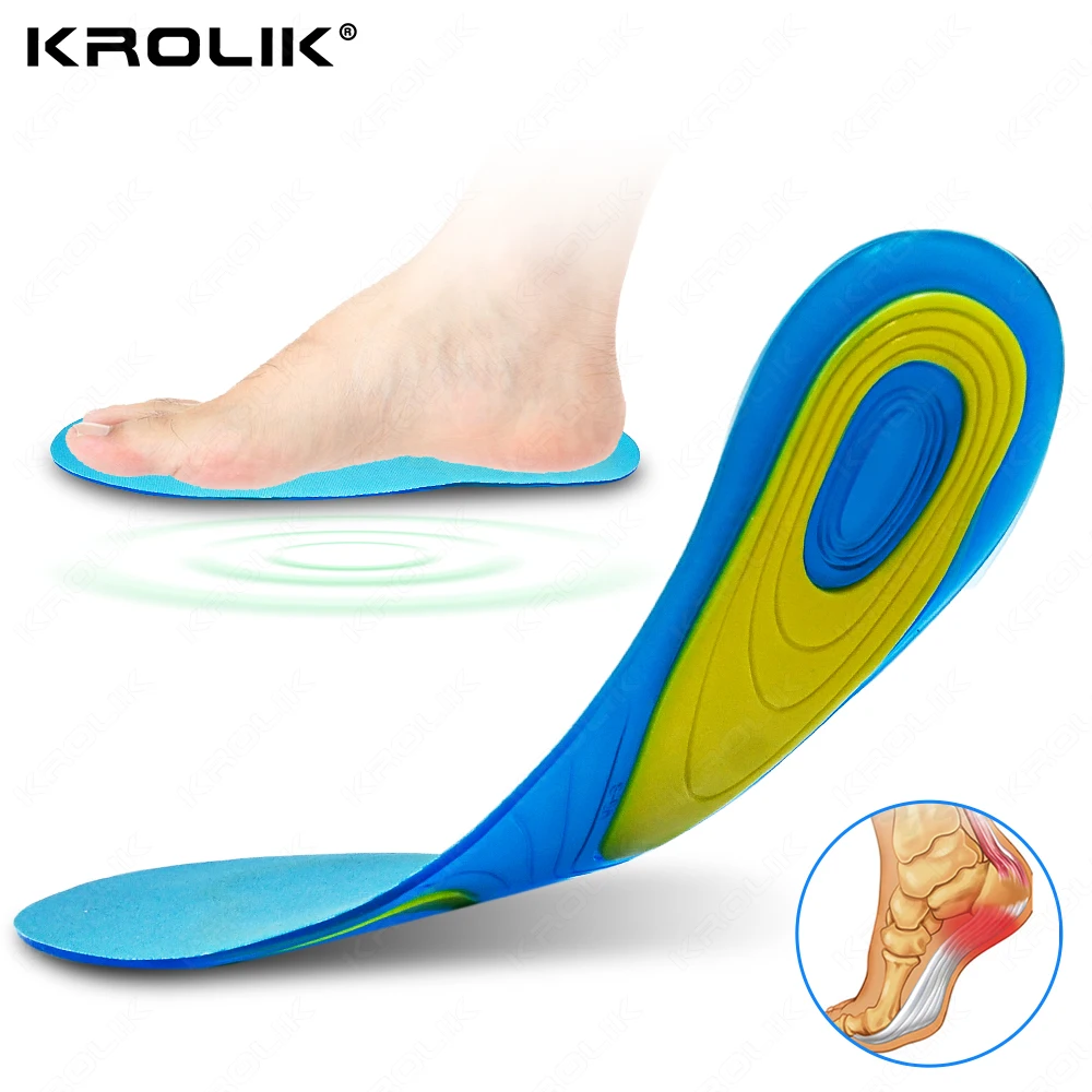 

GEL Insole Silicone Orthopedic Foot Care For feet Shoes Sole Sport Insoles Shock Absorption Pads Arch Orthotic Pad Insole Insert