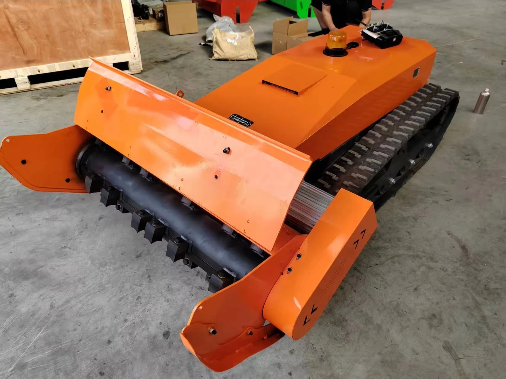 UCARRY Electric Wood Chipper & Forestry Mulcher with Remote Control and Monitoring
