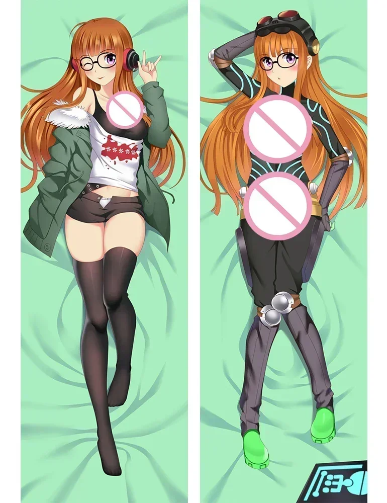 180cm Persona 5 Dakimakura Cover Futaba Sakura Pillowcases Customize Galgame Character Bedding Pillowcase Sofa Cushion Cover