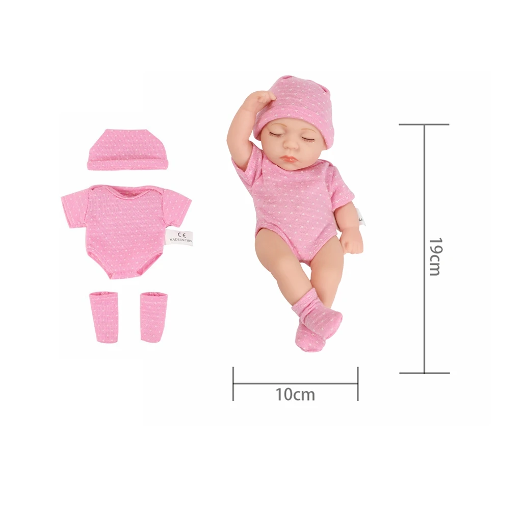 Doll Clothes for 8Inch 20cm Baby Dolls DIY Doll Accessories for Reborn Baby Dolls Sweater Jumpsuit Clothes for Mini Newborn Doll