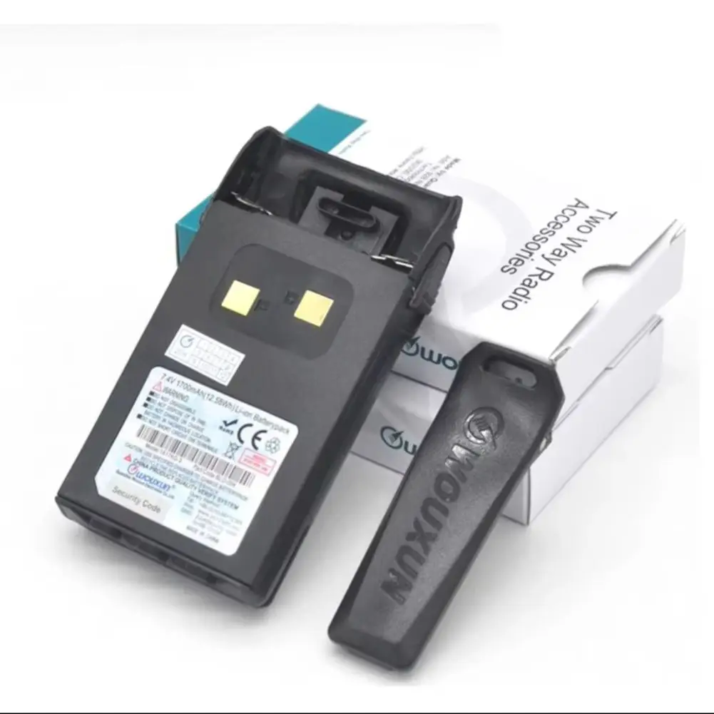 Original WOUXUN L-ion Battery 1700mAh for KG-UVD1P KG-689 KG-669 KG-UV3D KG-UV6X DB-16X KG-UVA1X GU-16 KG-UV3X KG-UV6D KG-UV2D