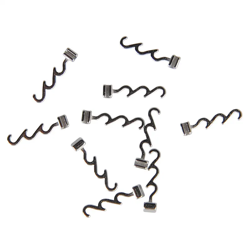 10 Stück/Packung AZDENT Kieferorthopädische Crimpbare Haken Multifunktional Lang Links und Rechts Größenvarianten Dentalmaterial – Detail 3