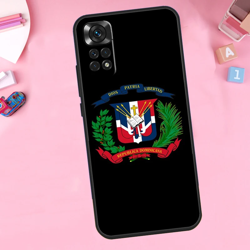 Dominican Republic Flag Phone Case For Xiaomi Redmi Note 11 10 9 8 12 Pro Turbo 9S 10S 11S 12S 9A 9C 10C 12C Cover