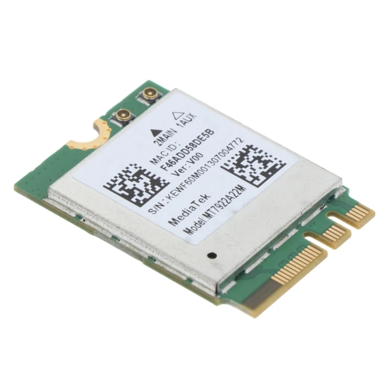 MT7922 Tri-Band WiFi 6E Card 802.11ax Wireless NGFF M.2 WiFi Card for Windows Dropshipping