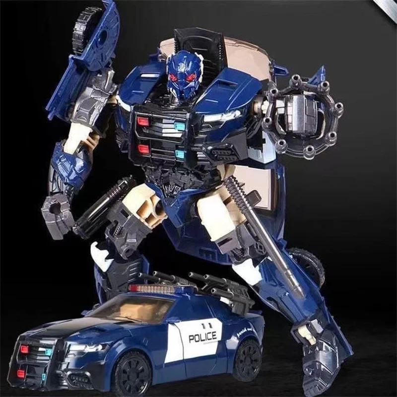 

Aoyi BMB H6001-5 MPM05 M05 18 см трансформированный полицейский автомобиль Optimus Prime Autobot сплав робот Аниме Коллекция игрушек подарок