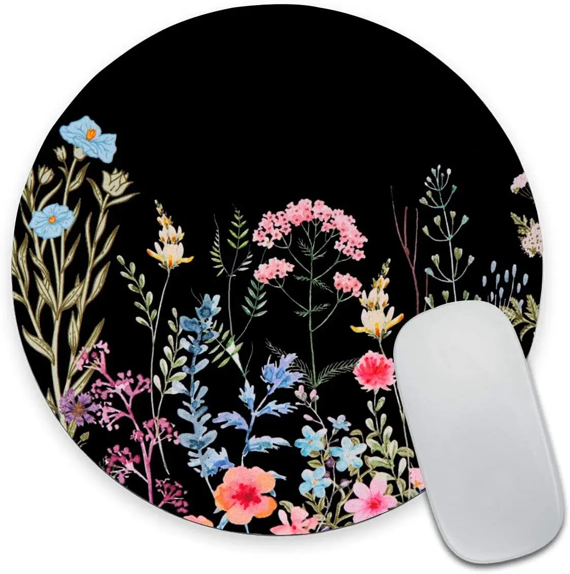 

Floral Mouse Pad Non-Slip Rubber Base and Comfortable Mouse Mat Cute Mouse Pad for Waterproof Mousepad for Computer Home