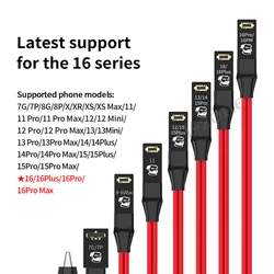 Cavo di prova dell'alimentatore cc della linea di avvio dell'aria di alimentazione del telefono meccanico per iPhone 6-X 11 12 13 14 15 Pro Max cavo di attivazione della scheda madre