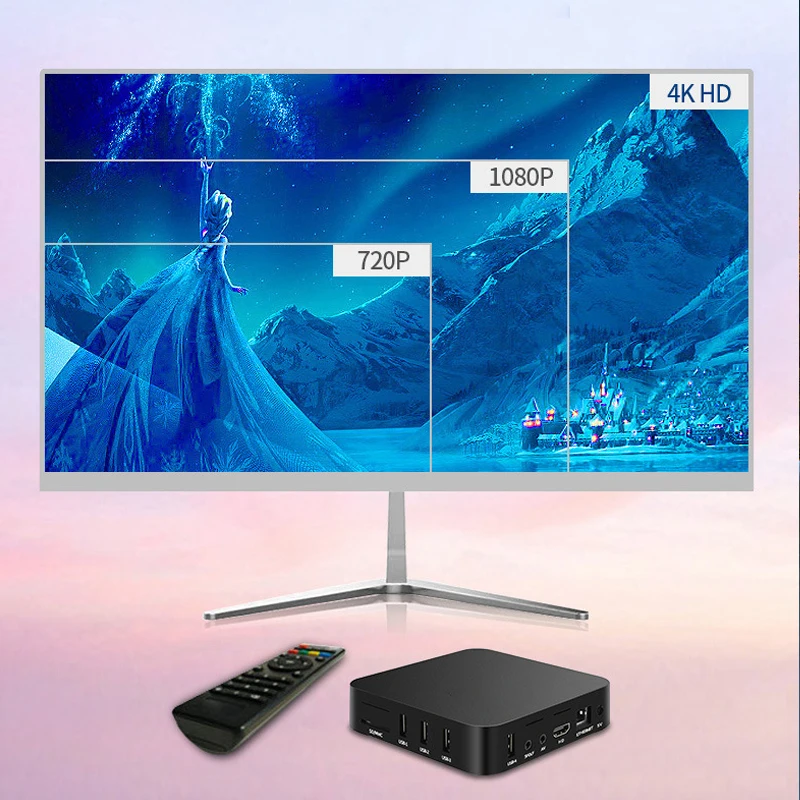   Smart Home Theater TV Box AllwinnerH313 Assistente Google Netflix Streaming Lettore multimediale Bluetooth