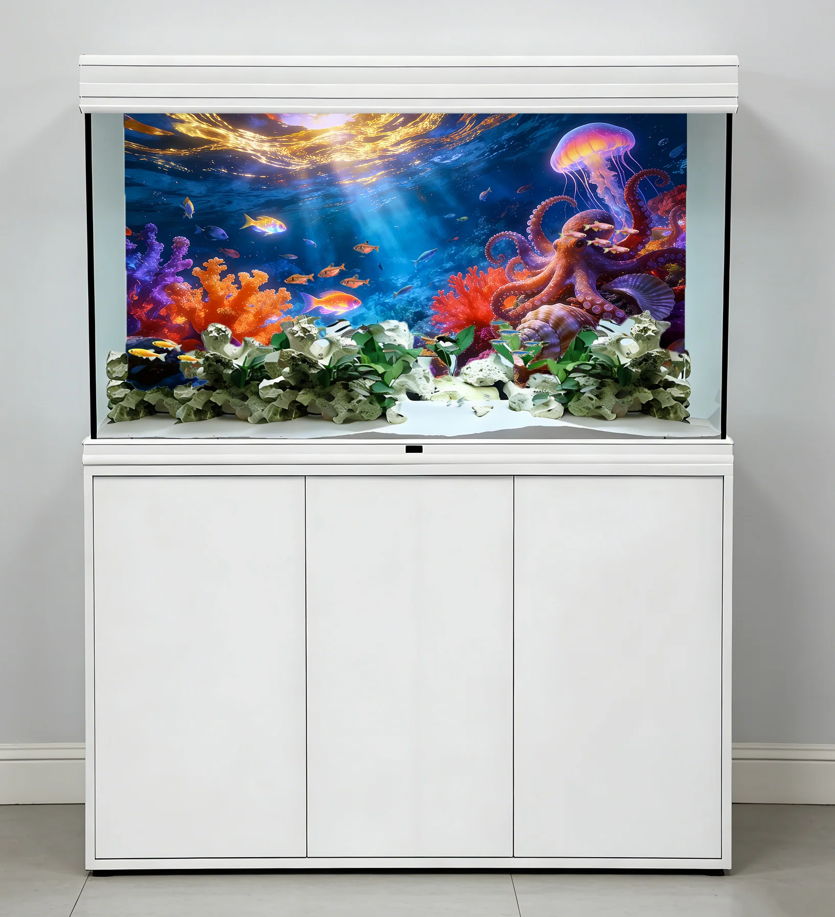 Octopus Paradise, achtergronda - Aquarium Fish Paradise recensie en prijs