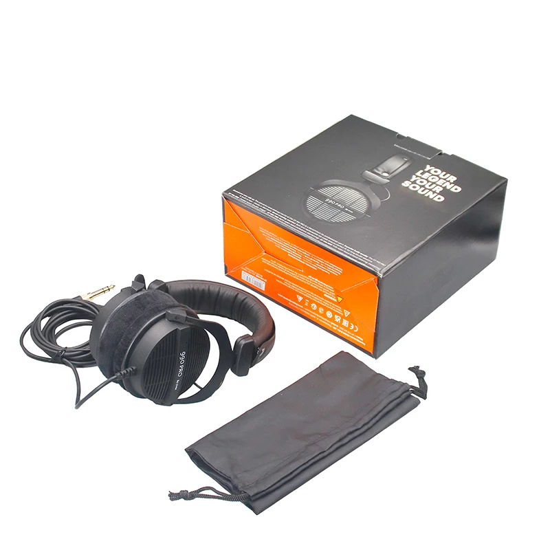 DT 770 PRO 80/250 Ohm Black Over-Ear Studio Headphones. Enclosed Design, Wired for Professional Recording and Monitoring