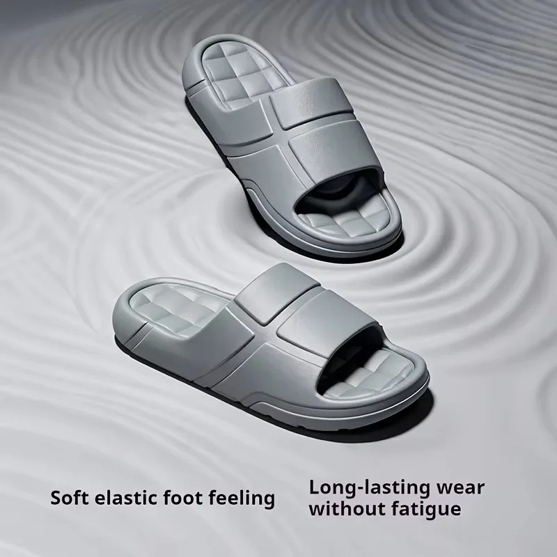 Men Fashion EVA Slide Slippers Integrated Molding Non Slip Open Toe Sandals Casual Indoor Outdoor Shower Beach Slides