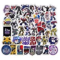 optimus stickers 50pcs Anime Peripheral Stickers Graffiti Stickers Decorative Stickers Optimus Prime Children Diy Stickers