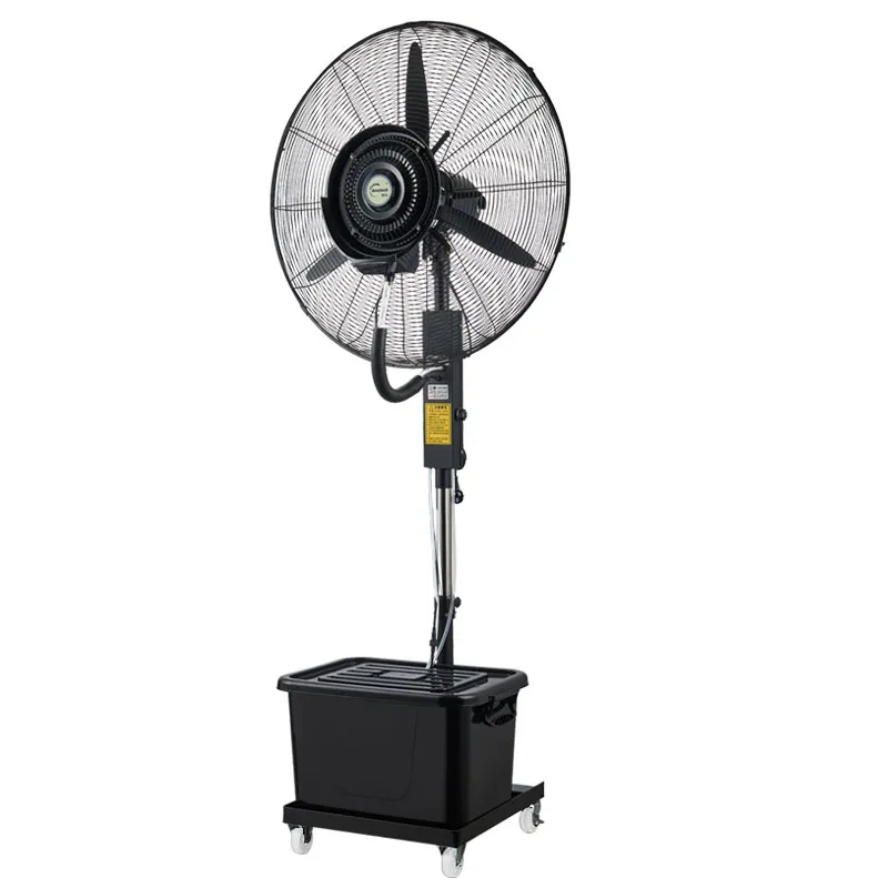 

Low Noise Pure Copper Motor Outdoor Electric Spray Fan Industrial Summer Air Cooler Water Mist Fan for Warehouse