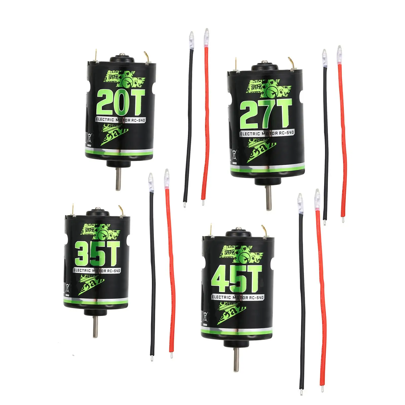 Brushed Motors High Torque Upgrade Brushed RC Crawler Motor DIY Accessories for 1 10 RC Crawler Buggy Truck