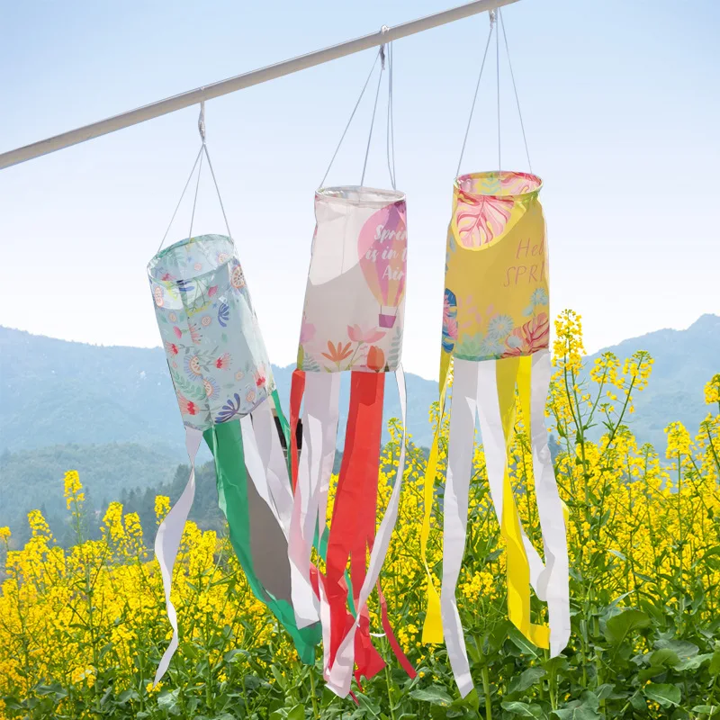 Selected Spring Windpipe Flag Wholesale Amazon Outdoor Camping Courtyard Creative Wind Bag