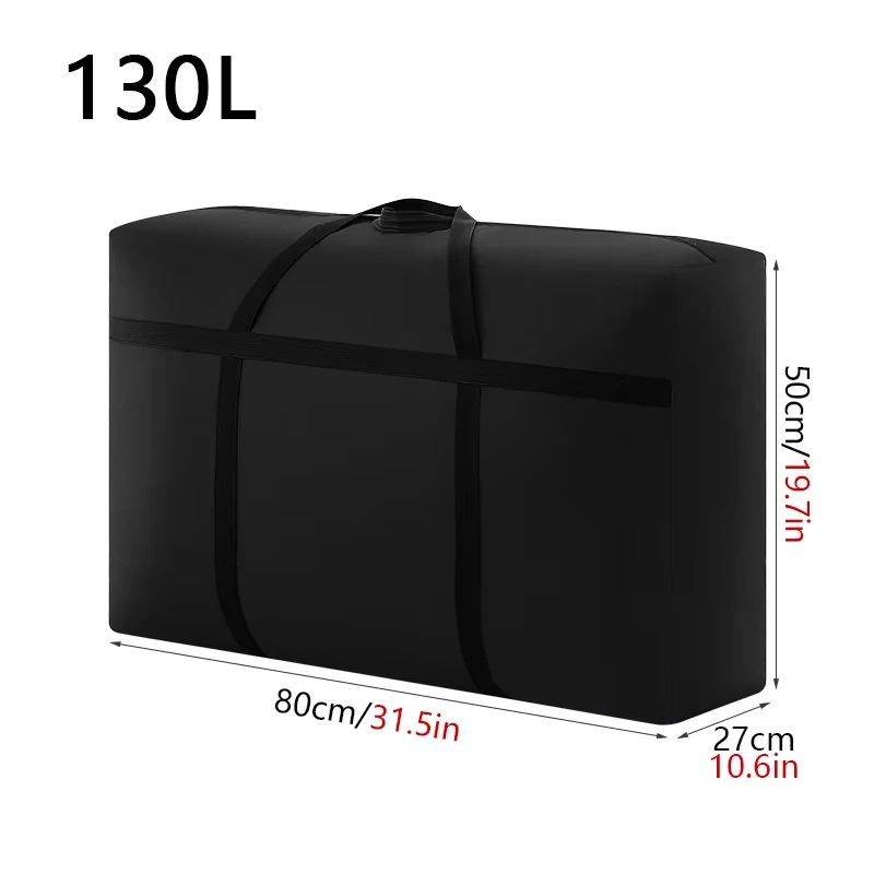 Extra grote waterdichte bewegende bagagetassen Wasboodschappentas Opvouwbare bagage-reistas Quilt-organizer met grote capaciteit