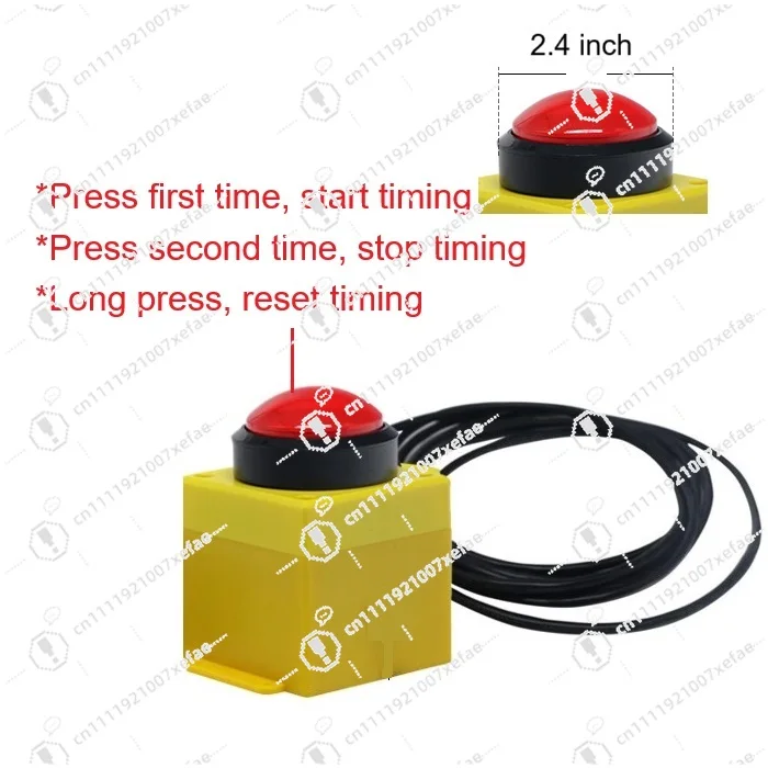 Large 6-inch display LED digital 10-second challenge game timer