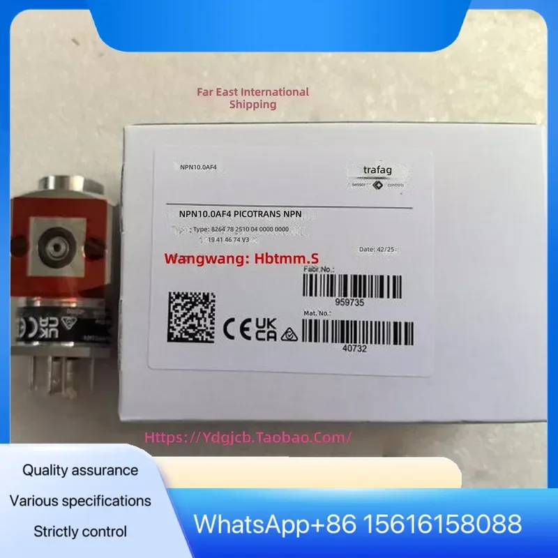 8264.78.2510 Pressure Sensor 0-10bar TRAFAG 8264 Series Switzerland Imported Industrial Transducer High Precision SKU