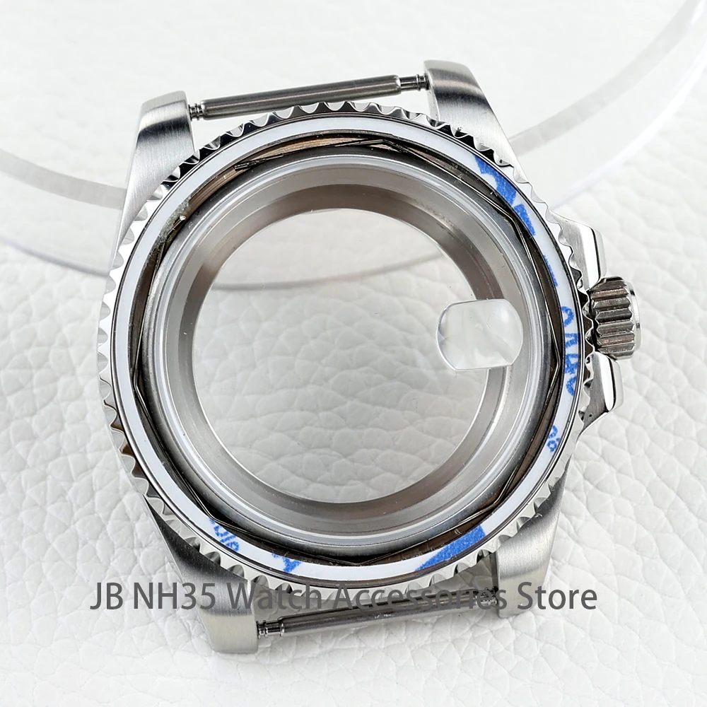 High Quality NH35 Case 40mm Sapphire Glass Waterproof Watch Case for NH35 NH36 movement 28.5mm Dial Submariner GMT Yacht Case