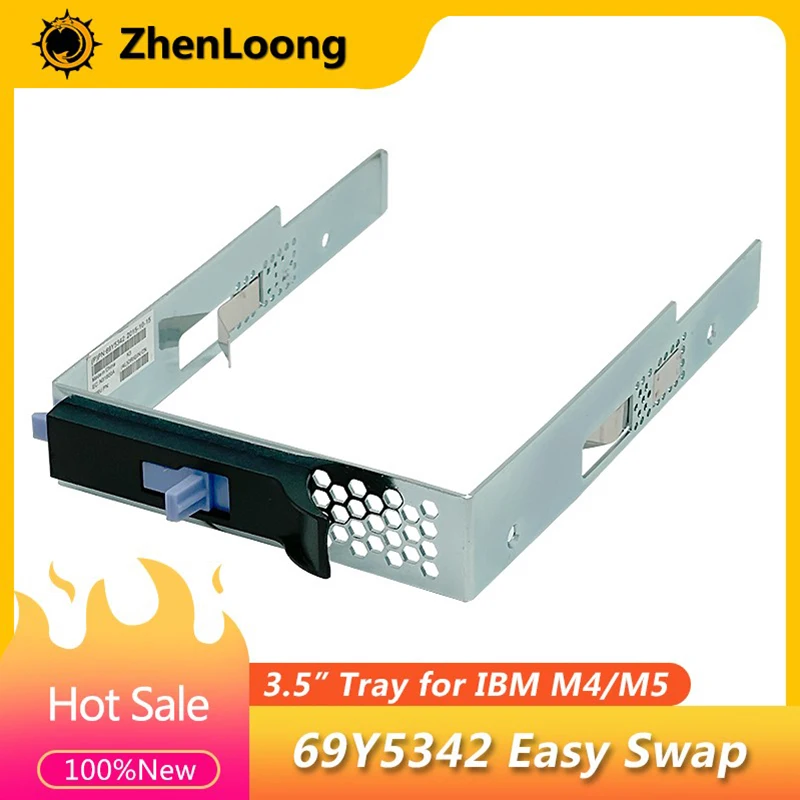 ZhenLoong-HDD Tray Caddy, 69Y5342, 3.5 Polegada, SATA, SAS, compatível com a maioria dos servidores M4 M5, apto para Lenovo X3100M5, Lenovo X3100M5, Lenovo X3100M5 Server