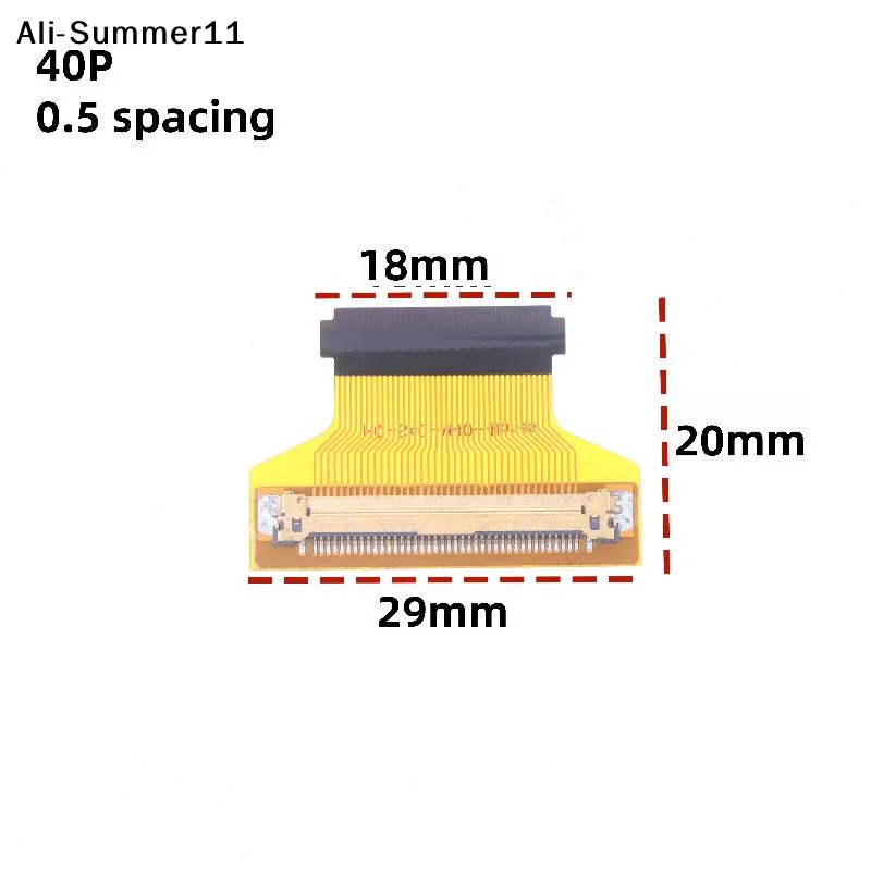 【Aa1】1Pc 2026 Computer Parts 51PLVDS LED Screen EDP 30Pin To 40Pin/40Pin To 30Pin Converter Cable 2 Lanes Cord Adapter Connector