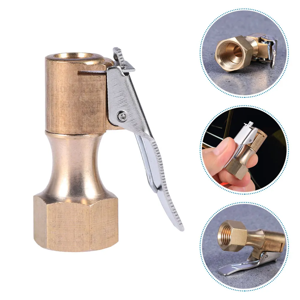 

Premium Tire Air Chuck with Clip Locking Design High Impact Resistance Portable Easy Operation for Vehicle Inflation Quick