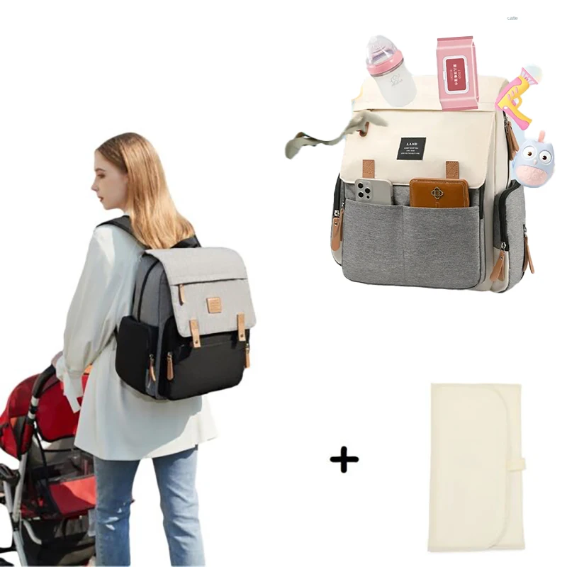 Travel Backpack for Mommy  Bag Diaper Waterpoof Large Capacity Maternity Bags Baby Stroller Bag Fashion Stroller Bag