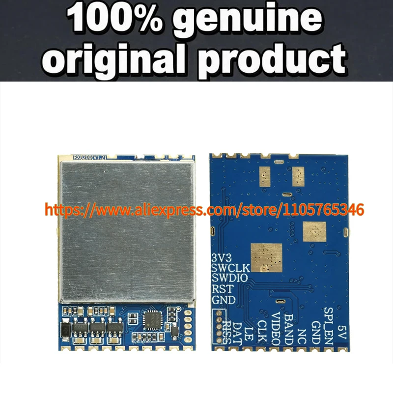 1pcs 100% Original RX8200 6G-8.2GHz Broadband Analog Image Transmission and Reception Module 6000~8260MHz Video Receiving Module