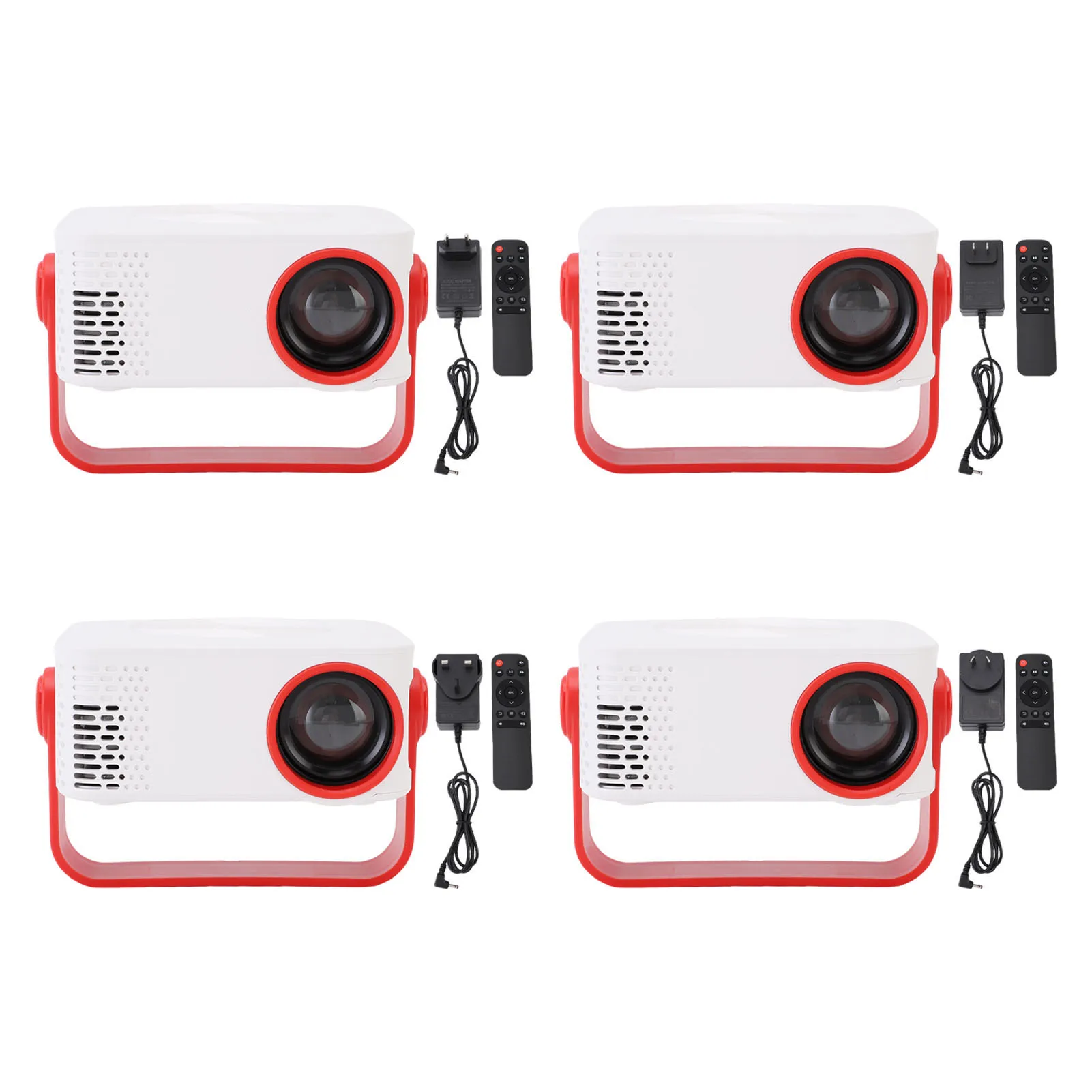 

Small Projector LED Home Theater Projector 360 Deg Rotation 150ANSI Auto Correction Portable 1080P for TV Stick for Laptop PC