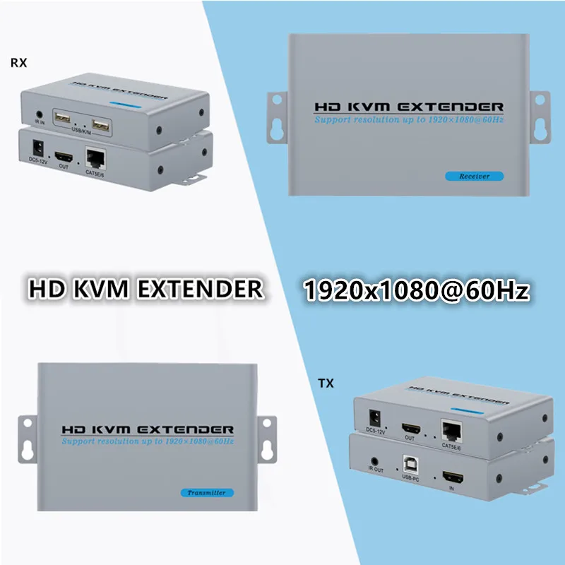 

Удлинитель HDMI KVM, передача до 100 м через Cat5eCable HDMI KVM HDMI USB HDMI удлинитель KVM с мышью и клавиатурой