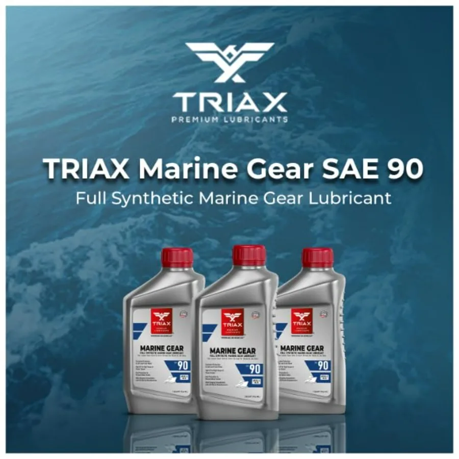 زيت صناعي كامل من مارين جير SAE 90 |   لجميع محركات الأقراص الضيقة، وخزائن القوس، ووحدات التروس السفلية في جميع القوارب والزلاجات النفاثة من