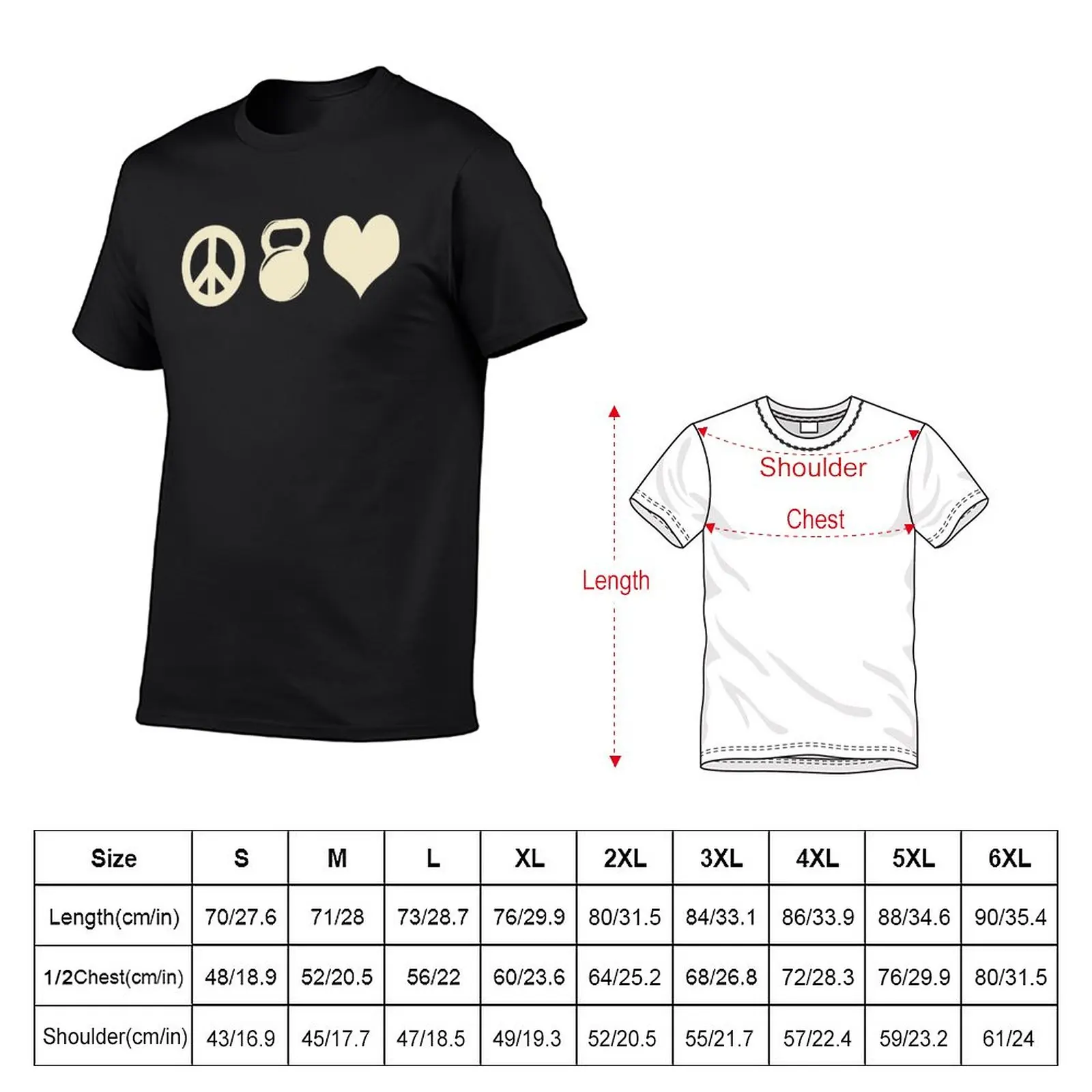 Peace Weight Love Workout Gym Exercise T-Shirt boys whites cute tops aesthetic clothes graphics Men's t-shirts