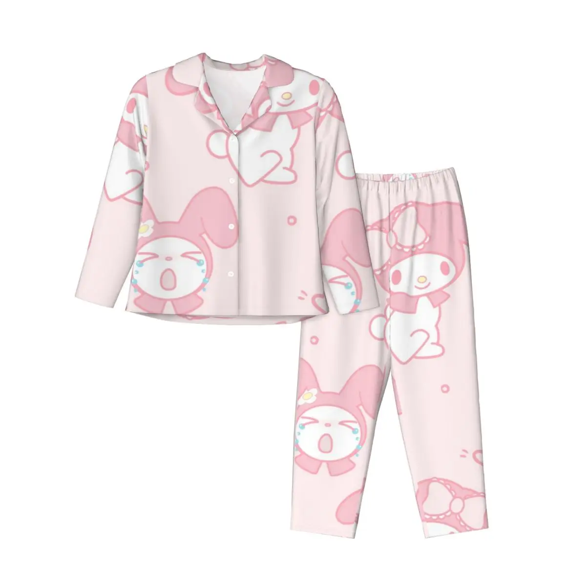 

Melody Women's Pajamas Set 2 Piece Set For Women Casual Long sleeve Suit