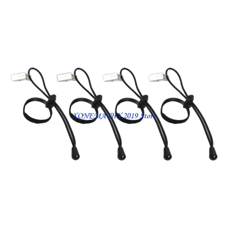 

F42F 4Pcs Adjustable Photography Clamps Fix Backdrops Secure Pants Hems Use