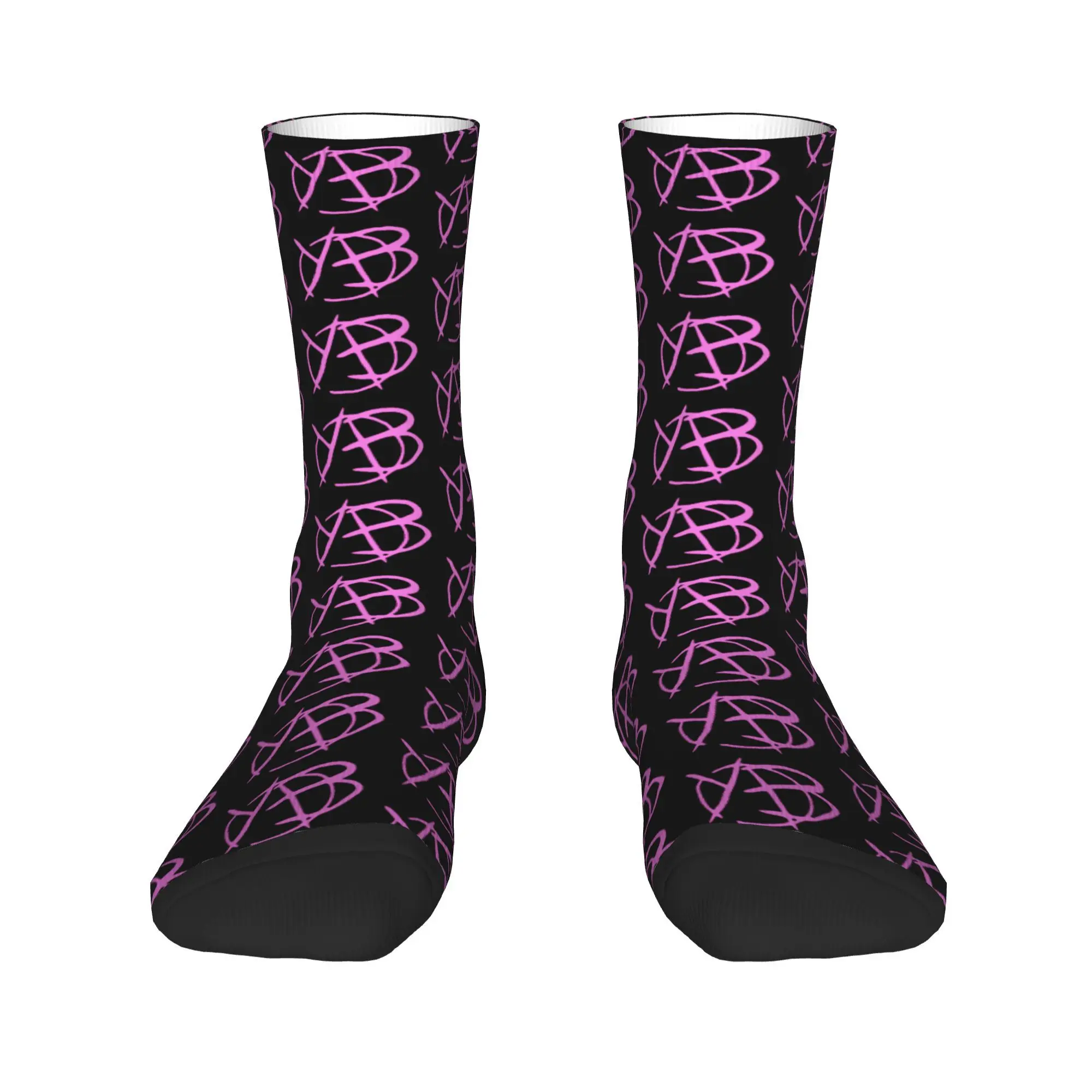Yungblud  Socks Logo Harajuku Stockings Spring Anti-Slip Adults Men Socks High Quality Printed Cycling Socks