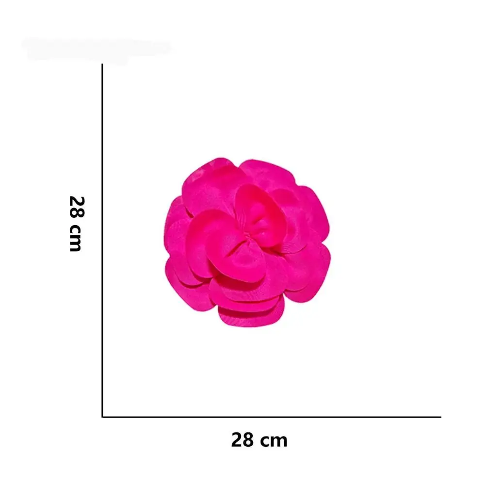 

28cm Exaggerated Large Flower Multi-layer Elegant 3d Flower Corsage DIY Decorative Banquet Wedding Accessories Trumpet Brooch