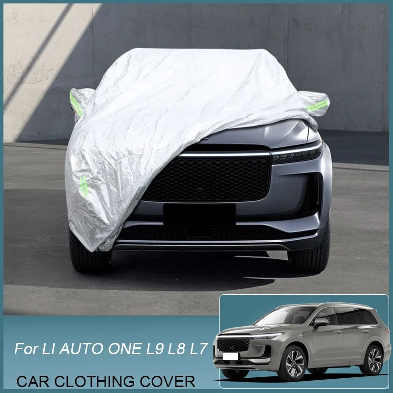 

Full Car Cover Rain Frost Snow Dust Waterproof Protect Cover For LI AUTO L7 L8 L9 ONE 2021-2025 External Auto Accessopries