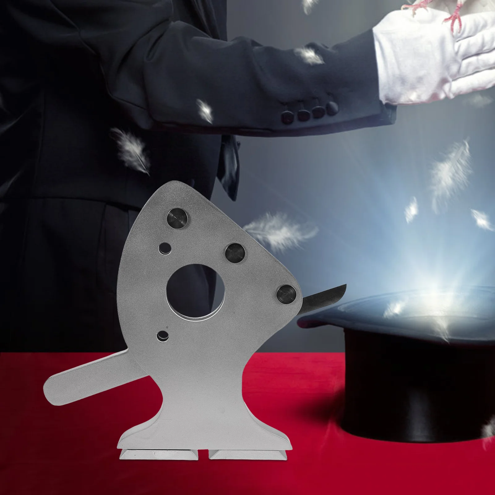 1Set Rekwisieten Heavy Duty Guillotine Hand Cutter Prop voor Magische Horror Illusion Show Professionele Stage Performance