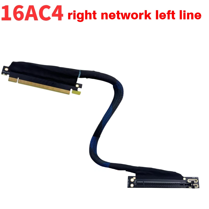 Gpu-アダプター付きグラフィックカード拡張ケーブル,オリジナルサーバー,外部ケース付き,ケーブルなし,pci express,4.0 x16,右角度