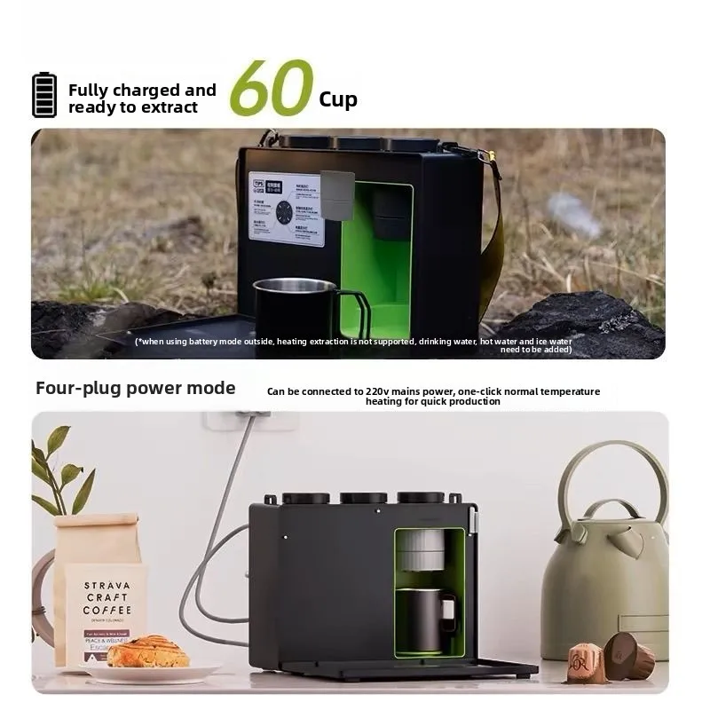 Portable bag coffee machine semi-automatic small
