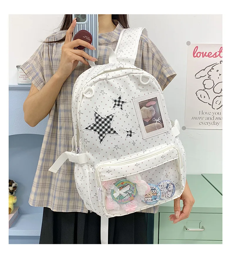 Kawaii Starry Harajuku Ita College Backpack - Limited Edition