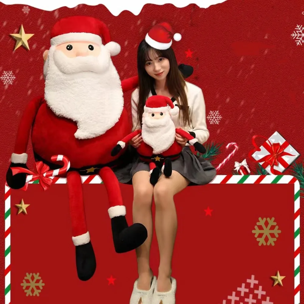 

Cartoon Merry Christmas Santa Claus Plush Lovely Cute Christmas Plush Toys Stuffed Doll Soft Christmas Decorations Festival