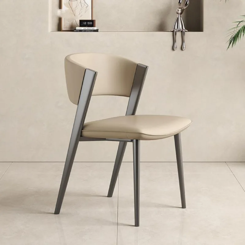 Dining Chair Home High Sense Dining Chair Italian Minimalist Casual Chair Modern Simple High-end Dining