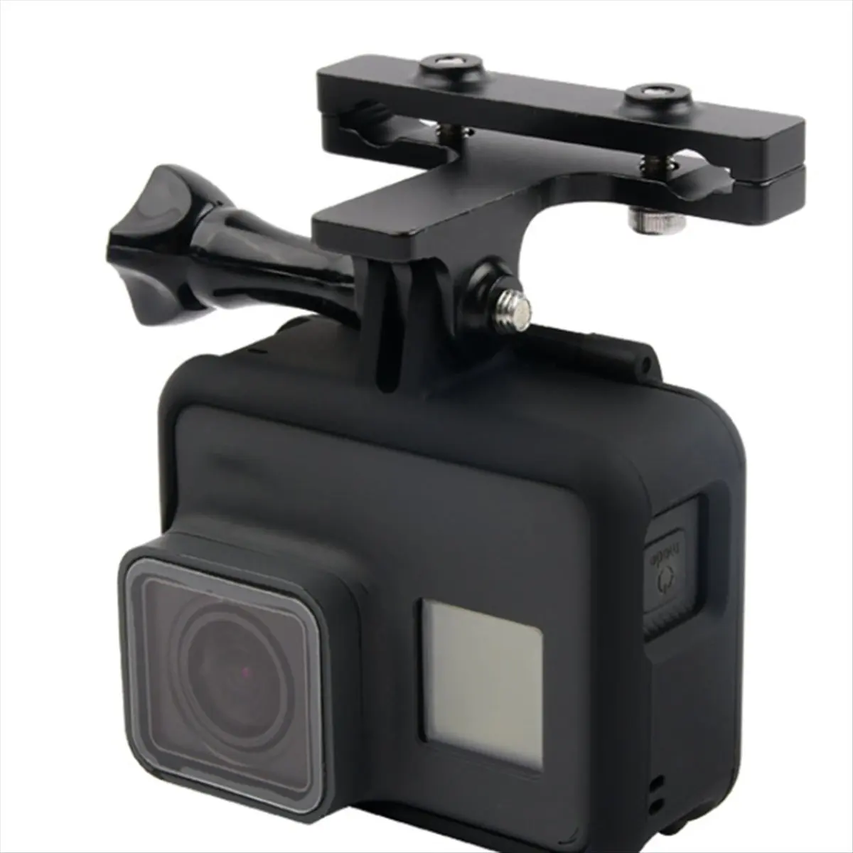 (DT37) For Gopro Accessories Bike Seat Tail Mount Rear CNC Aluminum Bicycle Back Holder for Go Pro Hero 9 8 5 Black